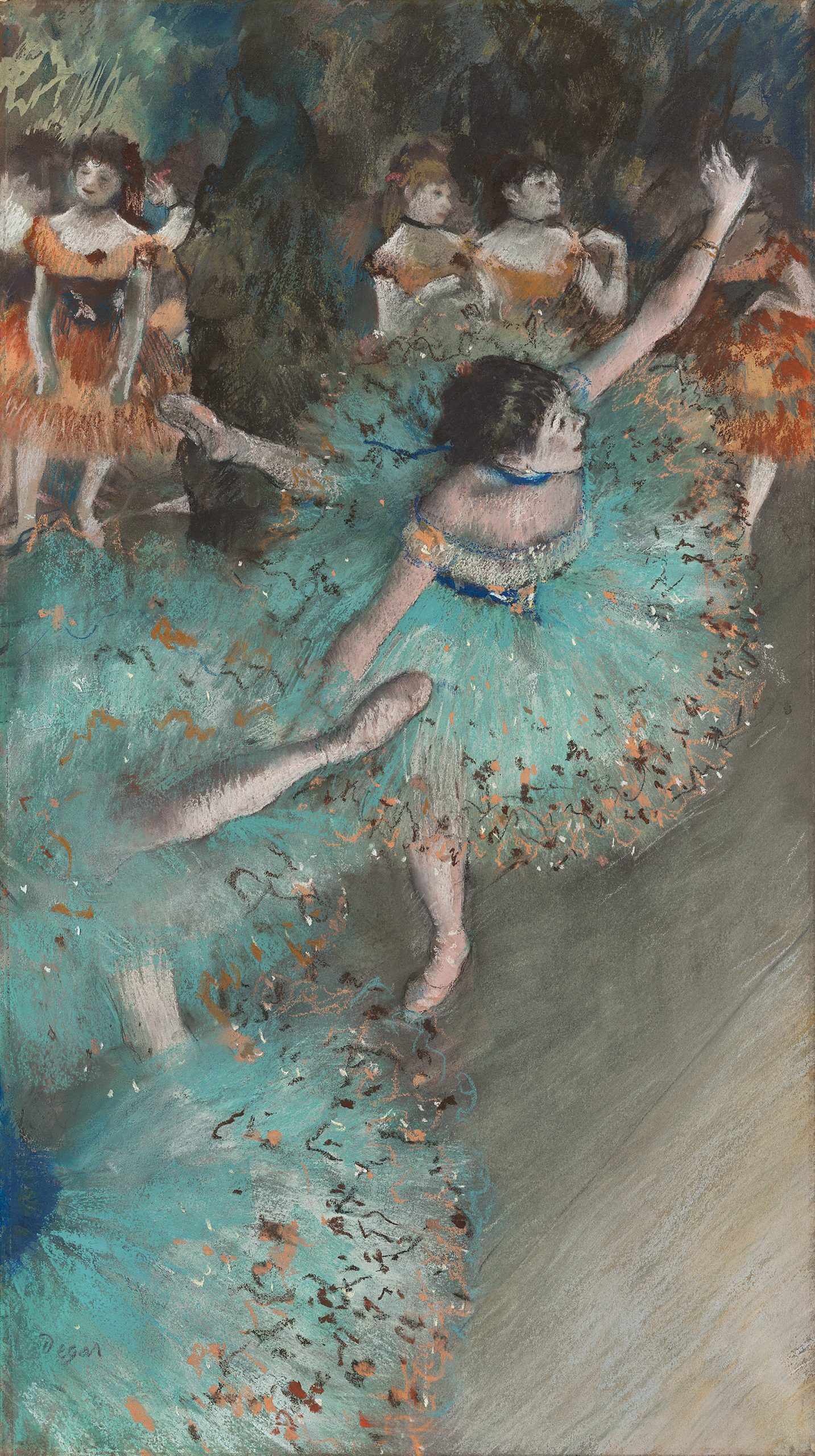 DEGAS, Edgar_Bailarina basculando (Bailarina verde), 1877-1879_515 (1971.2)